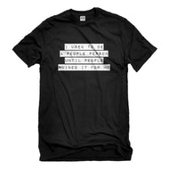 Mens I used to be a People Person Unisex T-shirt