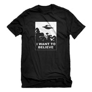 Mens I Want to Believe Unisex T-shirt