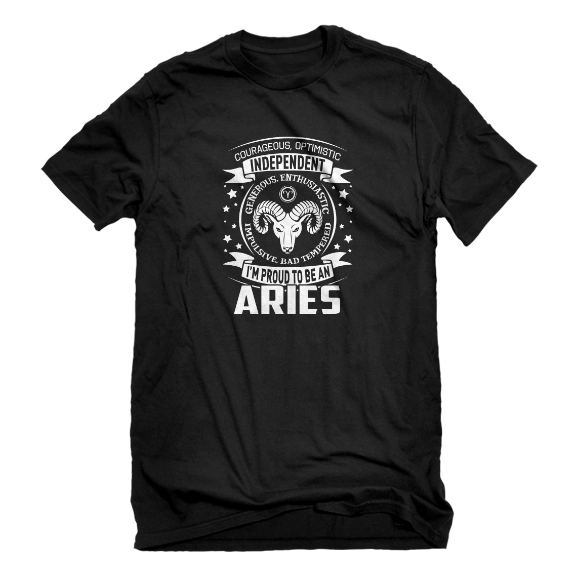 Mens Aries Astrology Zodiac Sign Unisex T-shirt