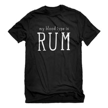 Mens My Blood Type is Rum Unisex T-shirt