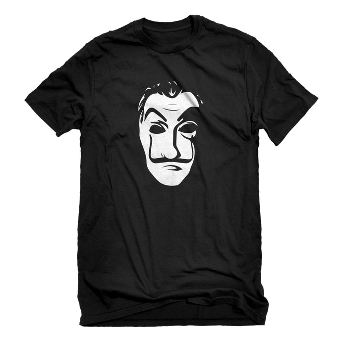 Mens Salvador Dali Face Heist Mask Unisex T-shirt