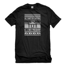 Mens All I Want for Christmas is a New President Unisex T-shirt