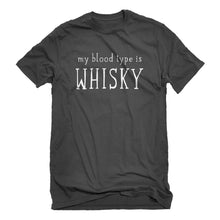 Mens My Blood Type is Whisky Unisex T-shirt