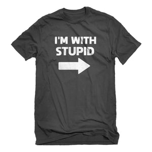 Mens I'm With Stupid Right Unisex T-shirt