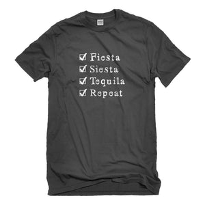 Mens Fiesta Siesta Tequila Repeat Unisex T-shirt