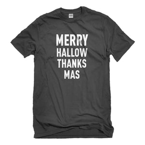 Mens Merry Hallow Thanks Mas Unisex T-shirt