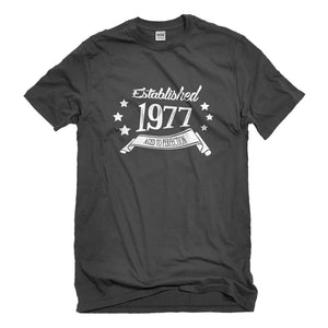 Mens Established 1977 Unisex T-shirt