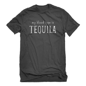 Mens My Blood Type is Tequila Unisex T-shirt