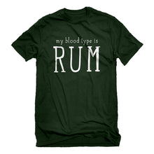 Mens My Blood Type is Rum Unisex T-shirt