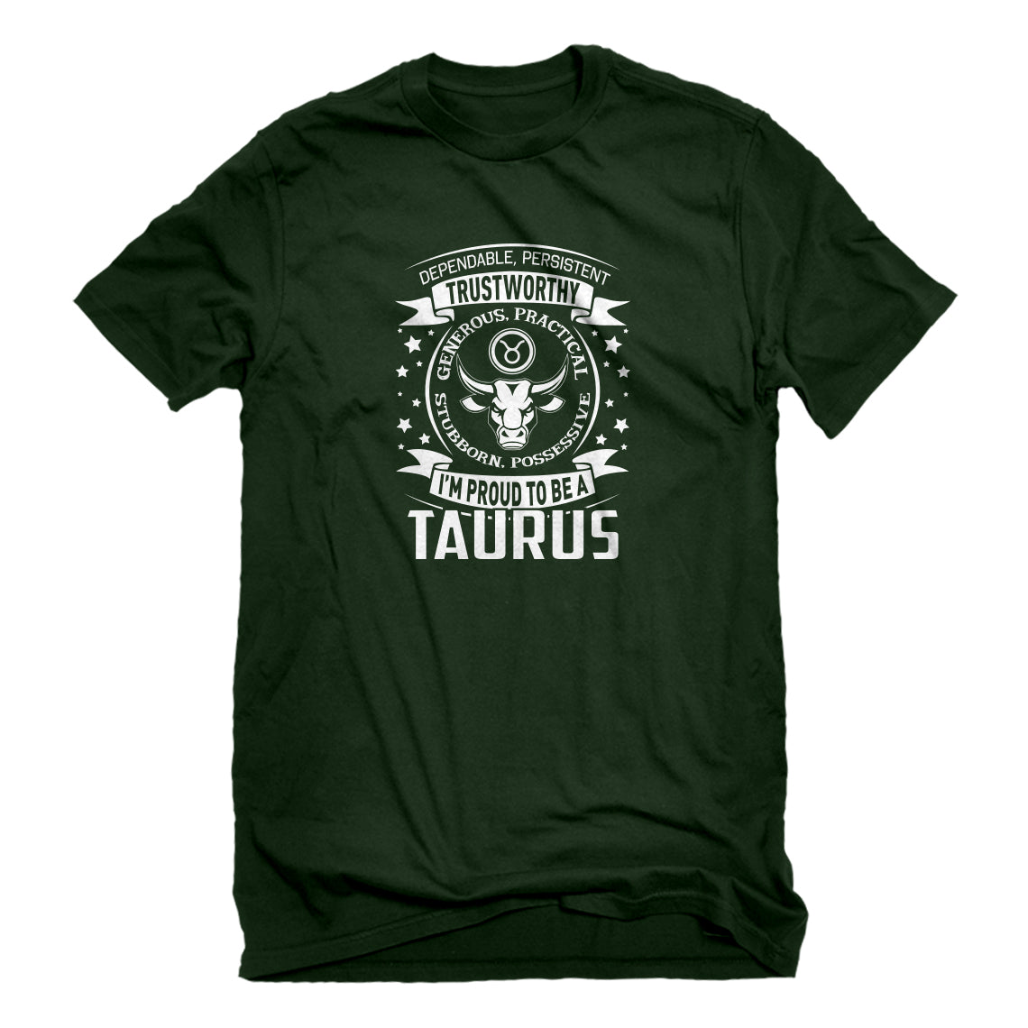 Mens Taurus Astrology Zodiac Sign Unisex T-shirt – Indica