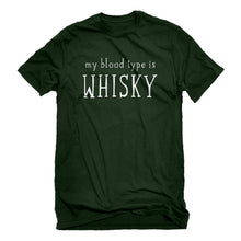 Mens My Blood Type is Whisky Unisex T-shirt