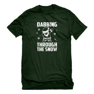 Mens Dabbing through the Snow Unisex T-shirt