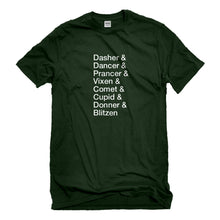 Mens Reindeer Names Unisex T-shirt