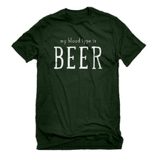 Mens My Blood Type is Beer Unisex T-shirt