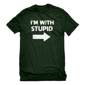 Mens I'm With Stupid Right Unisex T-shirt