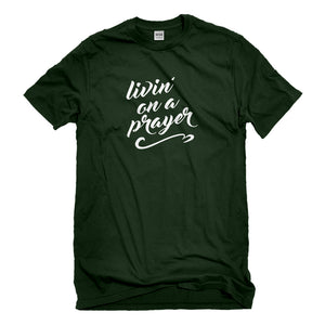 Mens Livin on a Prayer Unisex T-shirt