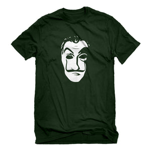 Mens Salvador Dali Face Heist Mask Unisex T-shirt