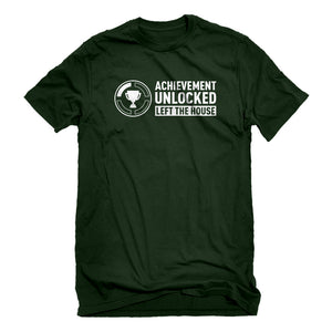 Mens Achievement Unlocked Left The House Unisex T-shirt