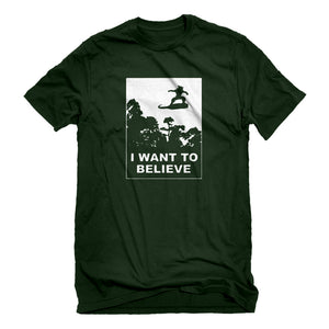 Mens I Want to Believe Nimbus Fighter Unisex T-shirt