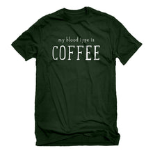 Mens My Blood Type is Coffee Unisex T-shirt