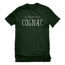 Mens My Blood Type is Cognac Unisex T-shirt