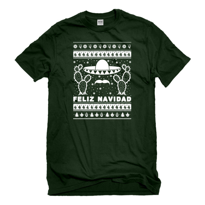 Mens Feliz Navidad Unisex T-shirt