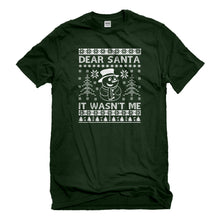 Mens Dear Santa It Wasn't Me Unisex T-shirt