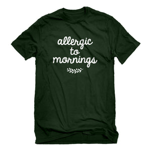 Mens Allergic to Mornings Unisex T-shirt