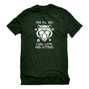 Mens Hey all you Cool Cats and Kittens Unisex T-shirt