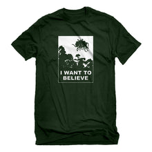 Mens I Want to Believe Flying Spaghetti Monster Unisex T-shirt