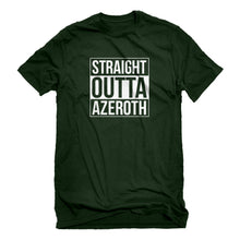Mens Straight Outta Azeroth Unisex T-shirt