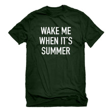Mens Wake me When its Summer Unisex T-shirt