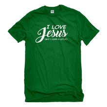 Mens I Love Jesus but I Cuss a Little Unisex T-shirt