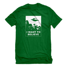 Mens I Want to Believe Unisex T-shirt
