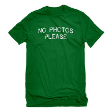 Mens No Photos Please Unisex T-shirt