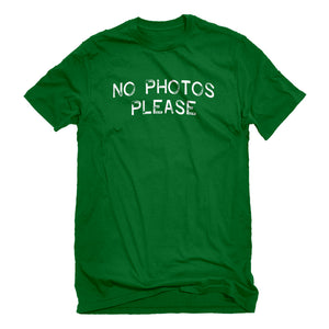Mens No Photos Please Unisex T-shirt