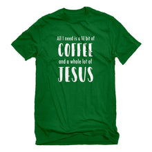 Mens Lil Bit Coffee Whole Lotta Jesus Unisex T-shirt