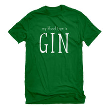Mens My Blood Type is Gin Unisex T-shirt