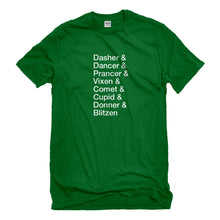 Mens Reindeer Names Unisex T-shirt