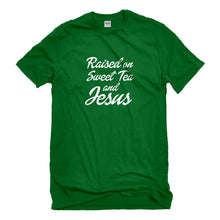Mens Raised on Sweet Tea and Jesus Unisex T-shirt