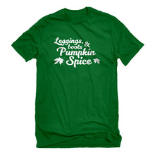 Mens Leggings, Boots, and Pumpkin Spice Unisex T-shirt