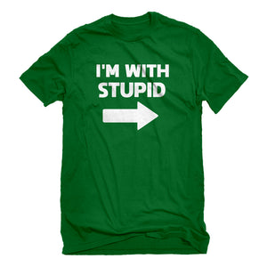 Mens I'm With Stupid Right Unisex T-shirt
