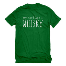 Mens My Blood Type is Whisky Unisex T-shirt