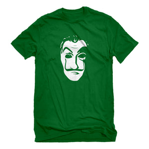 Mens Salvador Dali Face Heist Mask Unisex T-shirt