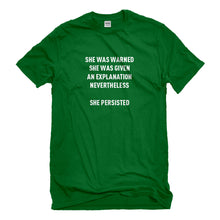 Mens She Persisted Venus Fist Unisex T-shirt
