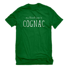 Mens My Blood Type is Cognac Unisex T-shirt