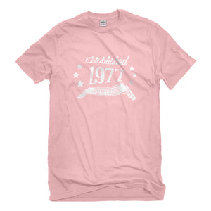 Mens Established 1977 Unisex T-shirt