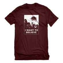 Mens I Want to Believe Flying Spaghetti Monster Unisex T-shirt