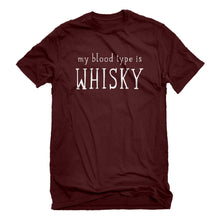 Mens My Blood Type is Whisky Unisex T-shirt