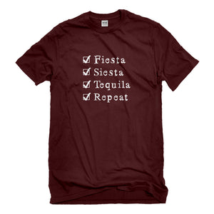 Mens Fiesta Siesta Tequila Repeat Unisex T-shirt